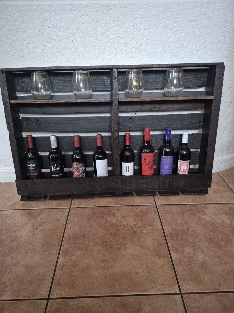 Wooden Wine Rack $75