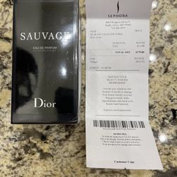 Dior Sauvage Eau De Parfum 3.3oz New Sealed
