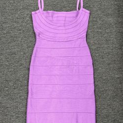 Herve Leger Women's The Dance Floor Dress - Pansy Bandage Mini - Size XS