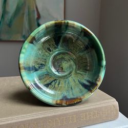 Small Handcrafted Accent Bowl ( D6” H2.5” ) firm on price 
