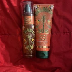 Golden Mango Lagoon Bath and Body Works Set