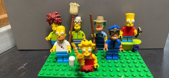 LEGO The Simpsons: Krusty Burger Minifigures From 10352 Brand New