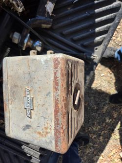 Vintage chevy radio.