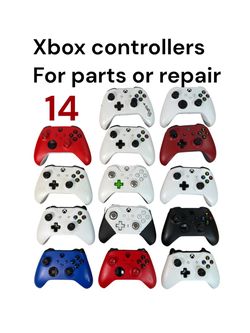 For parts or repair - 14 Xbox Controllers with issues, various generations