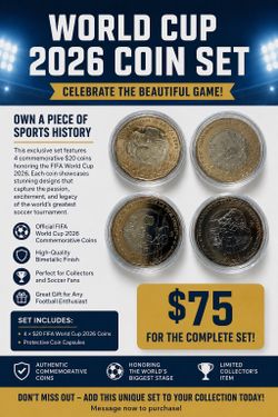 World Cup/ mundial 2026 coins
