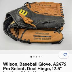 (2) Ball Gloves & Adidas Bag -Right Hand Throw, Left hand Catch, Wilson12.5" & Rawlings 10.5", TAKE ALL 3 FOR