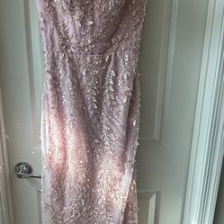 Formal Pink Dress Size 2 