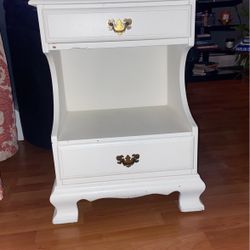 End Table With Drawers And Shelves 