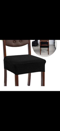New Black 8 Chair Cover