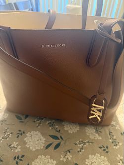 Michael Kors Eliza XL  leather REVERSIBLE TOTE BAG