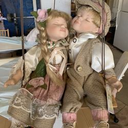 Dolls: Porcelain-Vintage- Chino, Ca