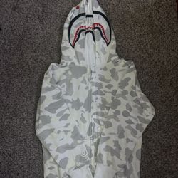 White Bape Hoodie