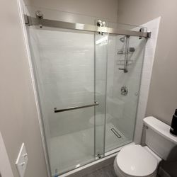 glass shower 