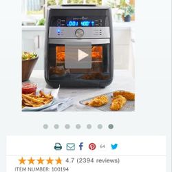 Pampered Chef Deluxe Air Fryer
