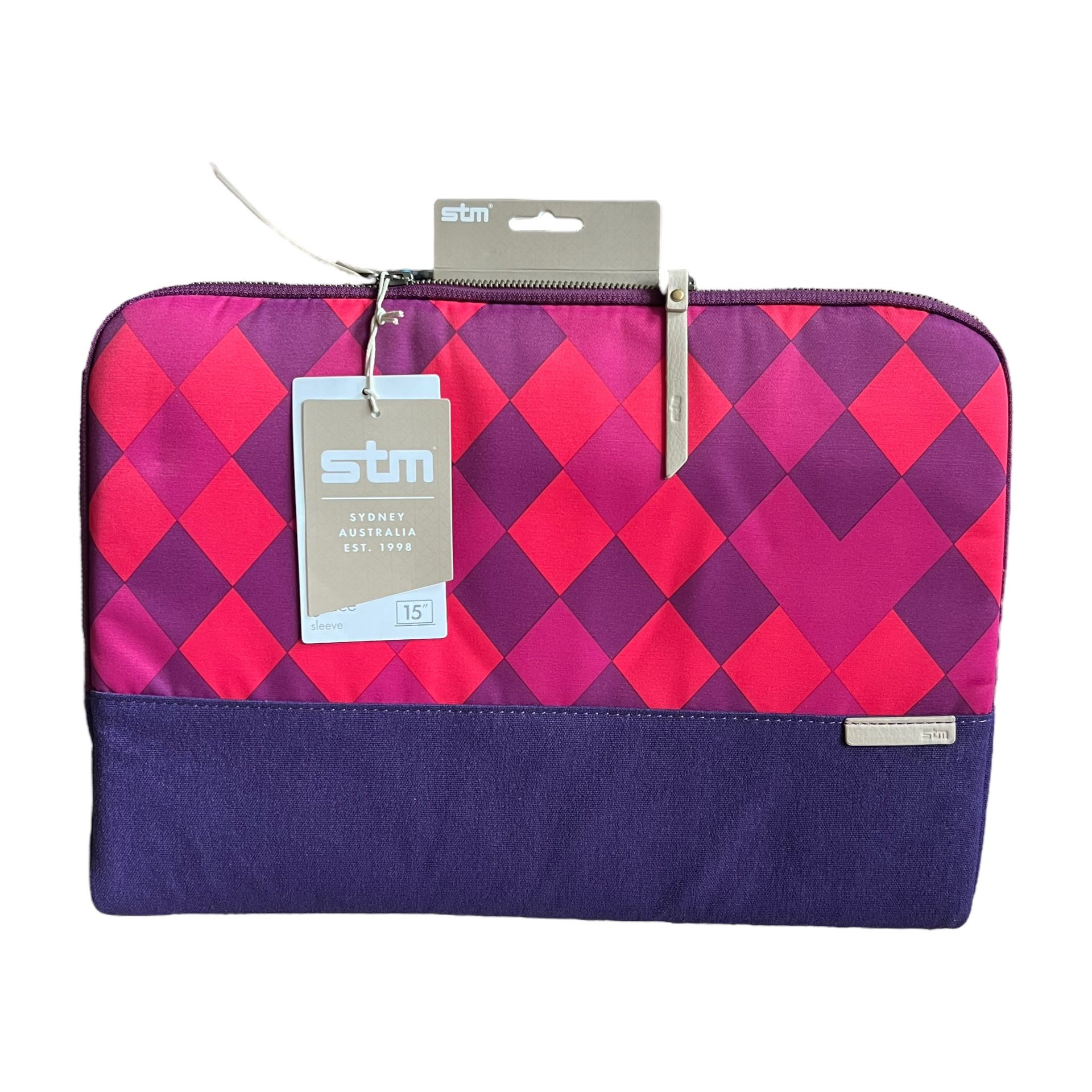 STM Grace, Women's Laptop Sleeve for 15” MacBooks & Ultrabooks - Purple Diamond