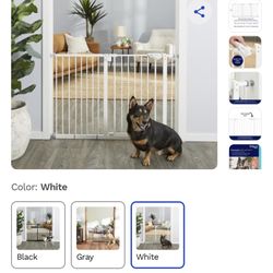 Brand New wide pet gate (no Screwing Required)