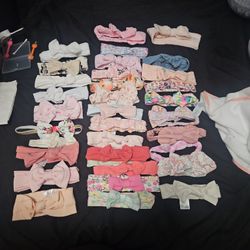 34 Baby Head Bands NEW. 