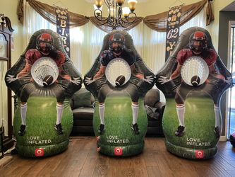 Inflatable Football Targets with 3 Footballs BRAND NEW NEVER USED
