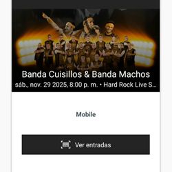 Cuisillos Y Banda Machos En Hard Rock Casino,  