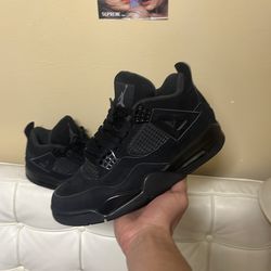 Jordan 4 black cat size 8 