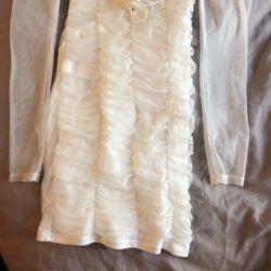 White Sheer Fashion Nova Dress