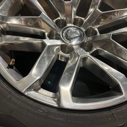 4 CADILLAC ESCALADE RIMS&TIRES 20” $1700