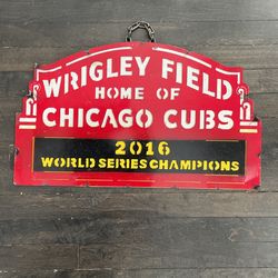 Chicago cubs Custom Made World series Sign