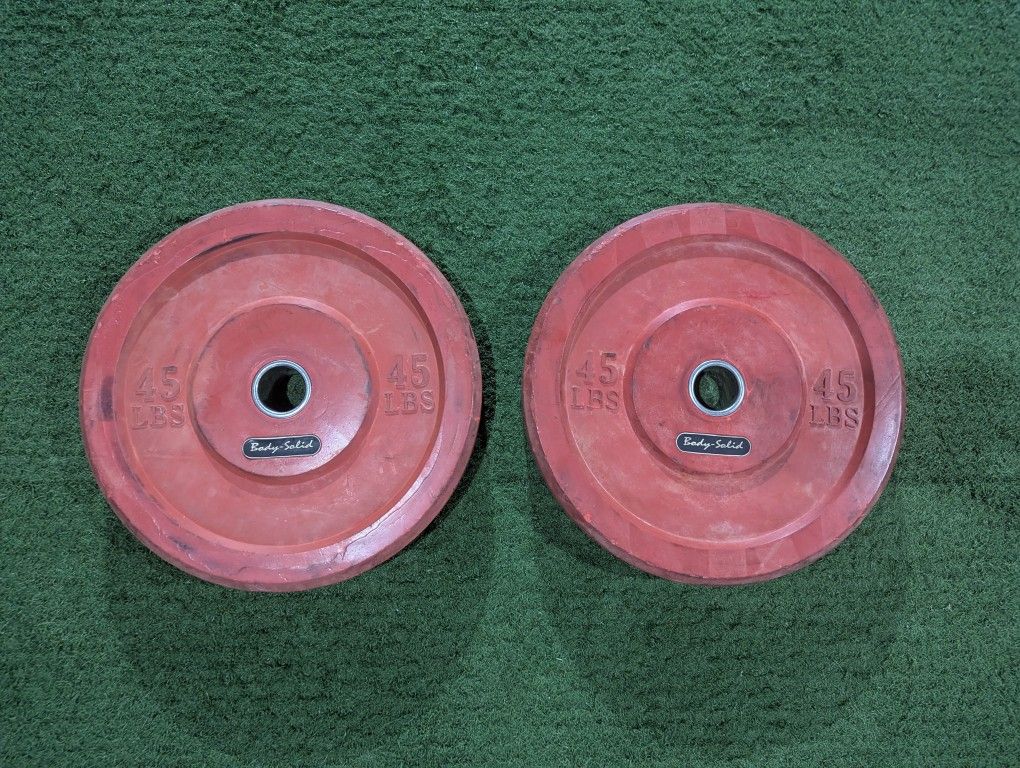 45lbs Bumper Plates