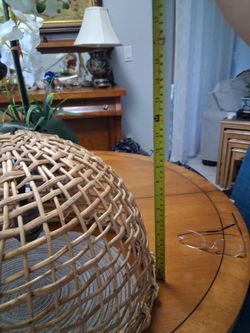 Woven Rattan Pendant Light Shade