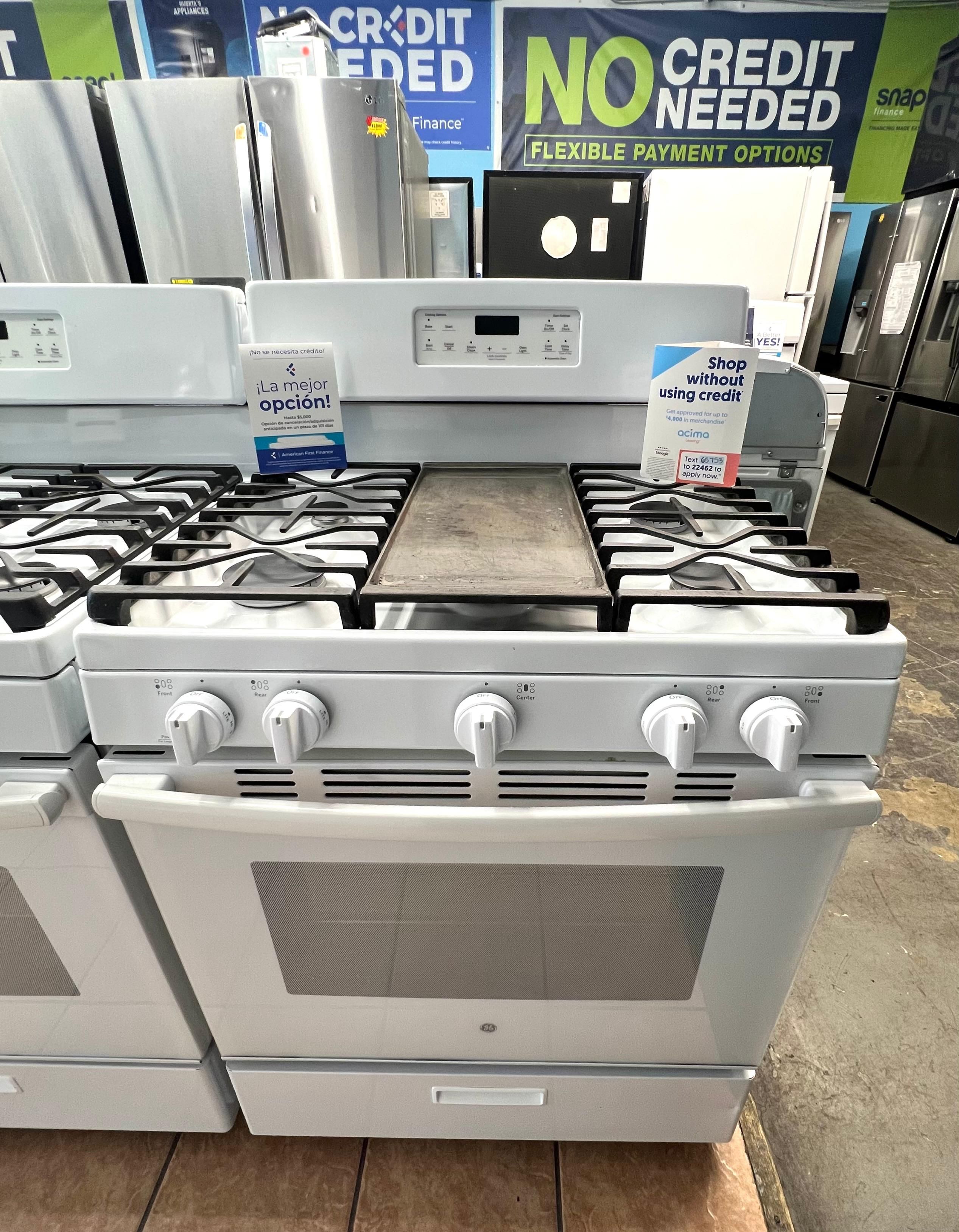 GE Gas Stove 5 Burners