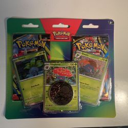 Sealed Pokémon Vileplume 2-Pack Blister (Perfect Order) + 3 Promo Cards