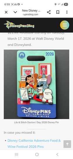 Disneyland Doctors Day Pin