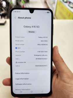 Samsung galaxy a16 5g (metro only)
