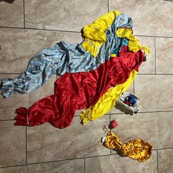 Clown Halloween Costume Set