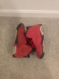 Boys Jordan Retro 6 Raging Bull