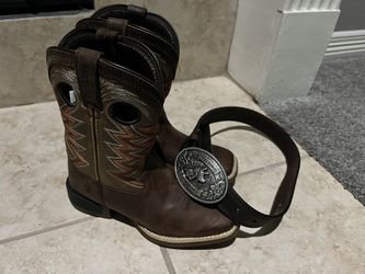 Boy Boots and Belt