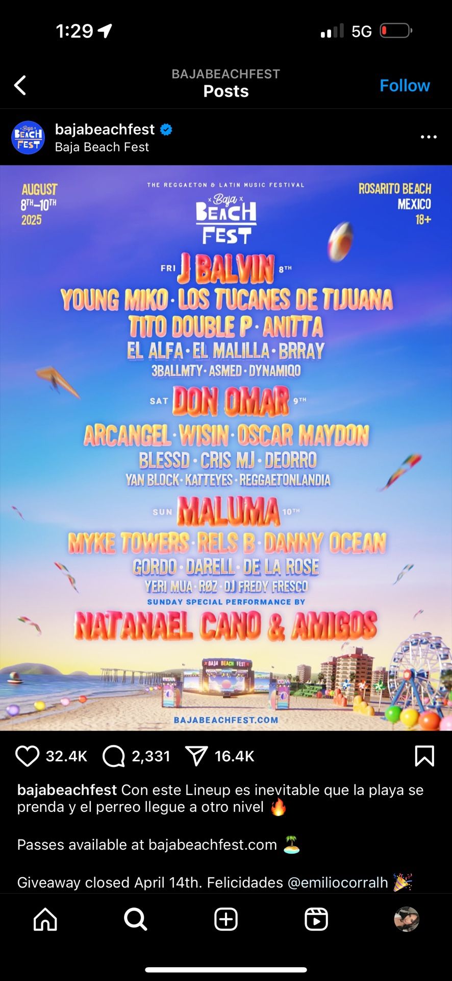 Baja Beach Fest 2025