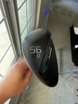 Titleist Vokey SM11 JET BLACK 56 DEGREE 12D BOUNCE/GRIND AMT BLACK STIFF SHAFT