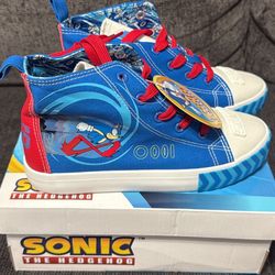 Sonic The Hedgehog High tops 4y