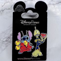 Disney Parks 2002 Lilo & Stitch and Pleakley Pin Set