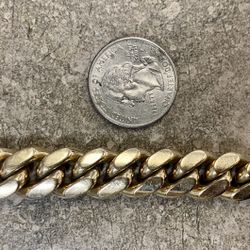 10k Cuban Link Bracelet 114.4 Grams 