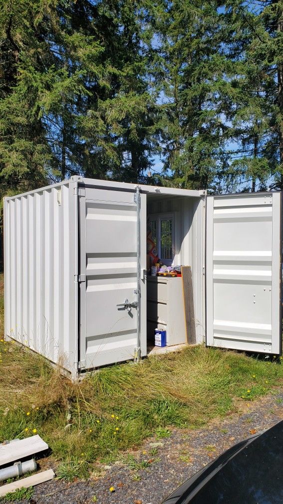 9ft Shipping Container Shed