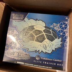 Stellar Crown Pokemon Center Elite Trainer Box