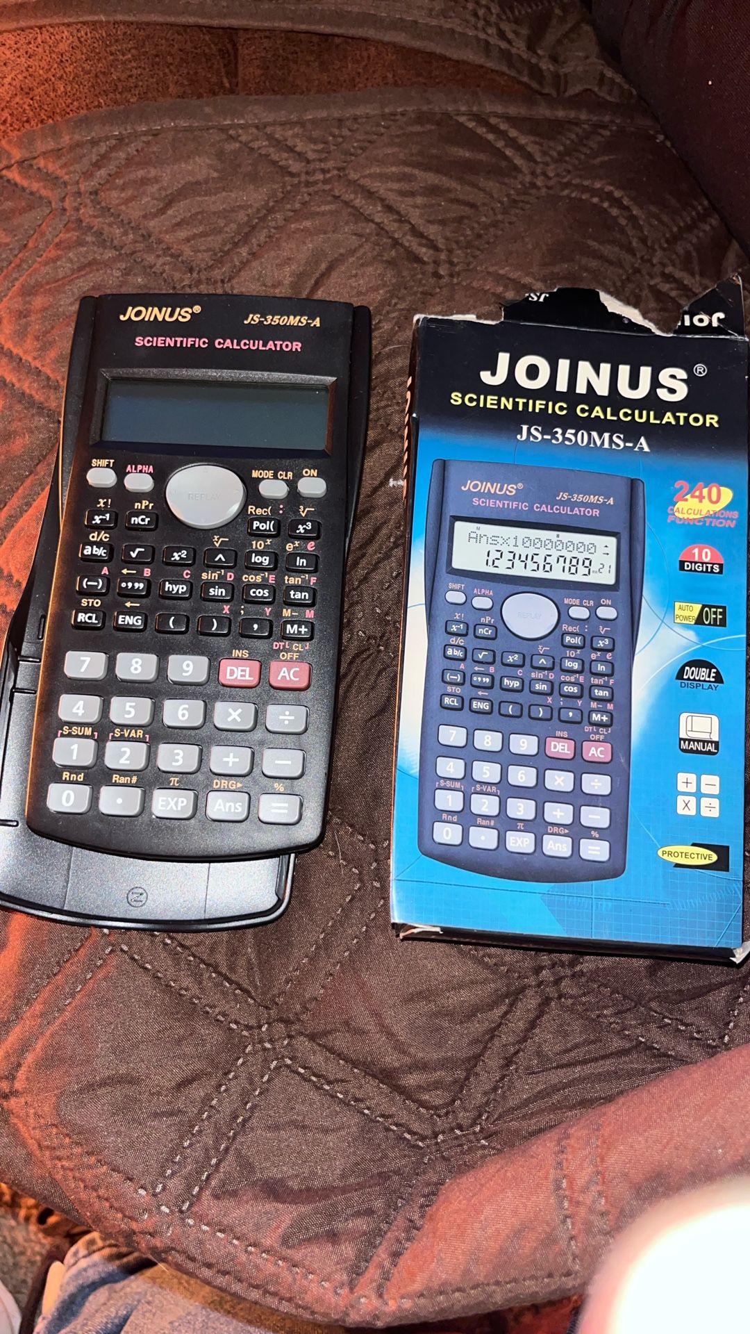 Joinus Scientific Calculator Model JS-350MS-A Tested Working New!