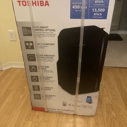 10,000 BTU Portable Air Conditioner Cools 450 SQ.FT With Dehumidifier & Remote In Black A/C Brand NEW