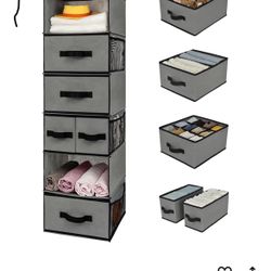 Hanging closet organizer