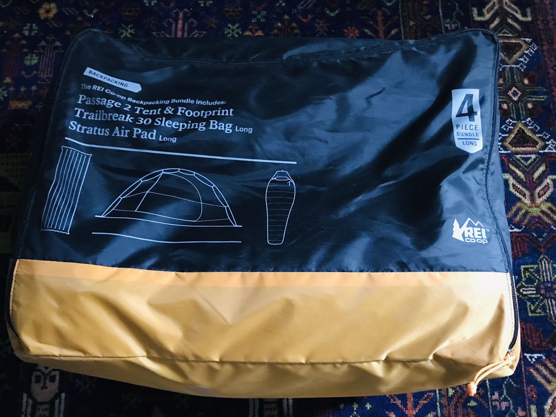 Brand new REI Camping Package, Sleeping Bag, Tent Etc
