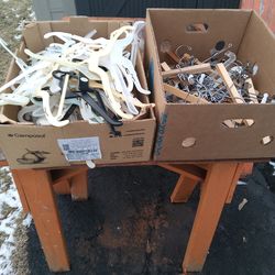Clothes hangers 2 boxes $5