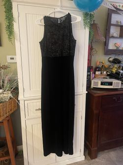 Party Velvet Gown Sz.10, Worn  Once $19