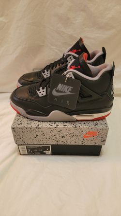 Jordan 4 Bred Reimagined Size 7Y 